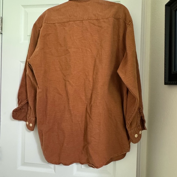 Eddie Bauer medium ramie cotton shirt - Picture 5 of 7